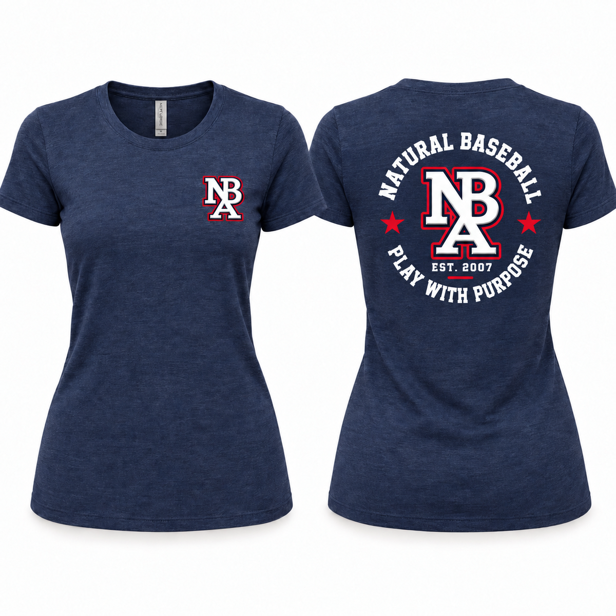 Natural Baseball Purpose Women's Triblend Tee