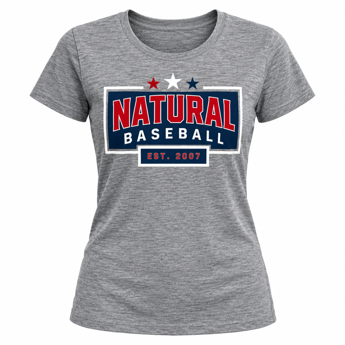 Natural Baseball Heritage Women's Triblend Tee