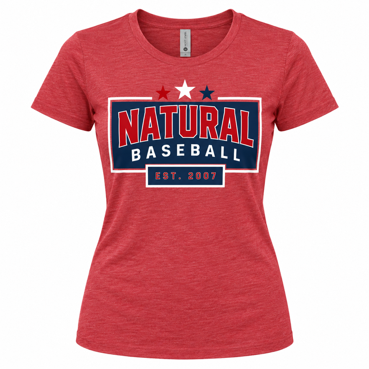 Natural Baseball Heritage Women's Triblend Tee