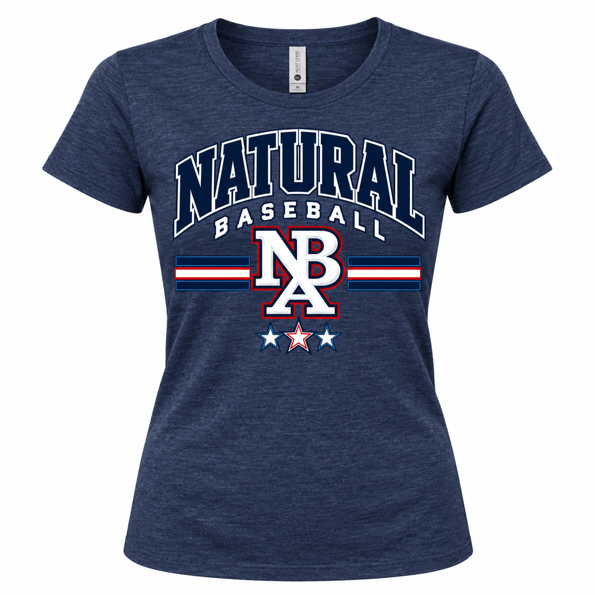 Natural Baseball Varsity Women's Triblend Tee