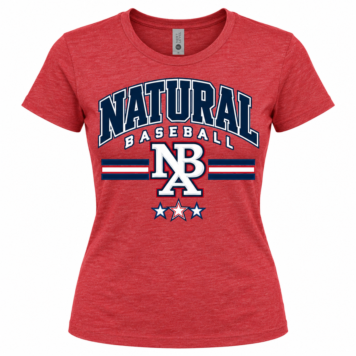 Natural Baseball Varsity Women's Triblend Tee