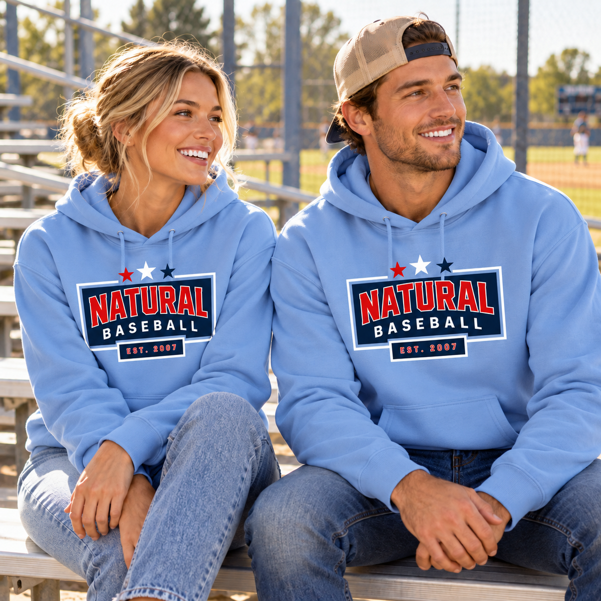 Natural Baseball Heritage Premium Hoodie