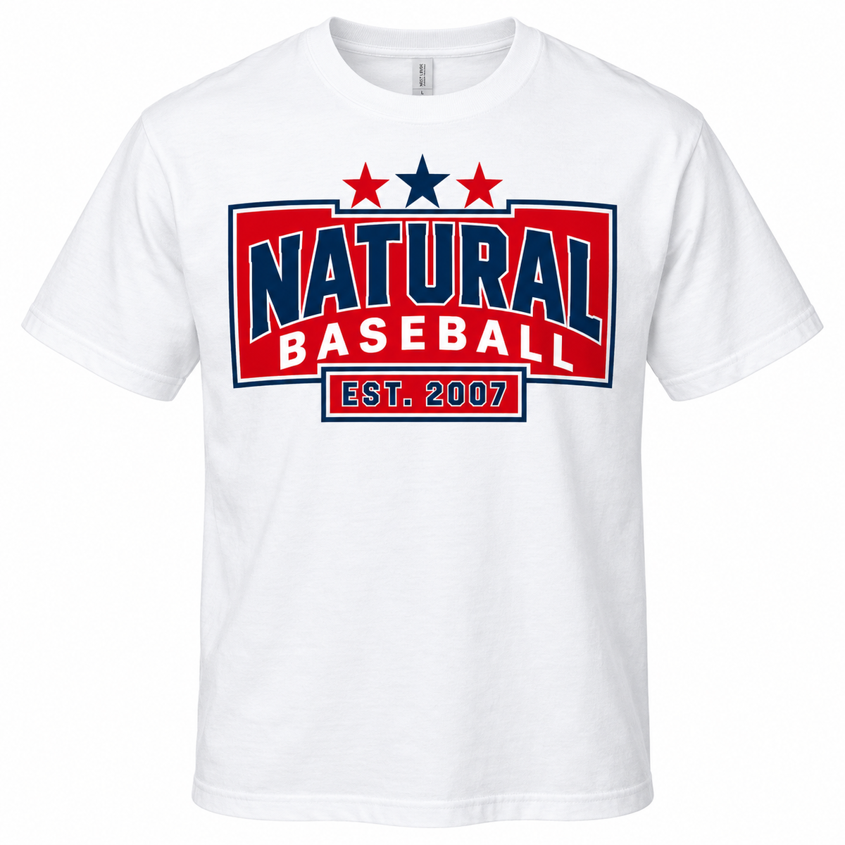 Natural Baseball Heritage Men's Heavyweight Tee