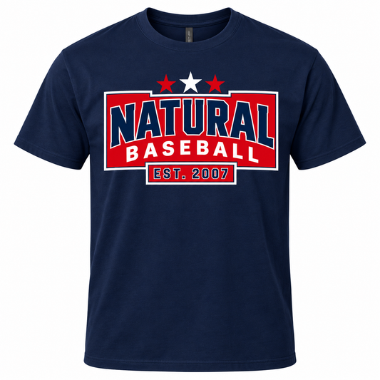 Natural Baseball Heritage Men's Heavyweight Tee