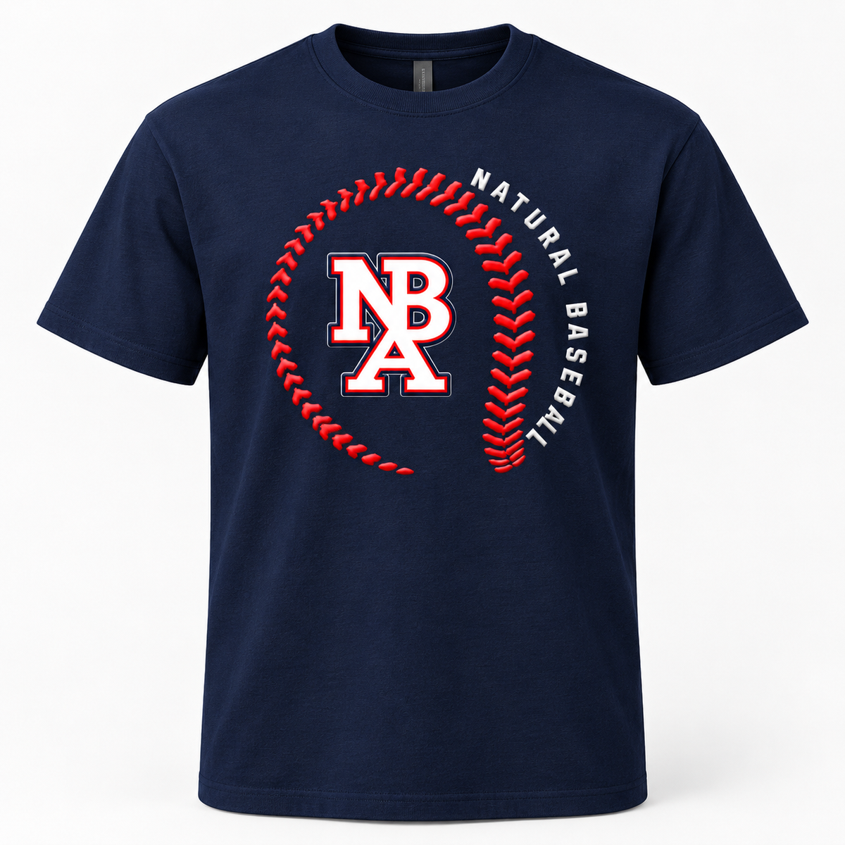 Natural Baseball Seams Men's Heavyweight Tee