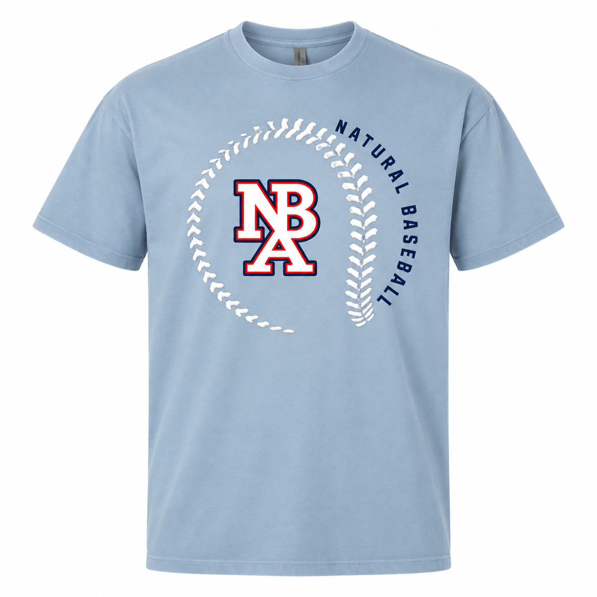 Natural Baseball Seams Men's Heavyweight Tee