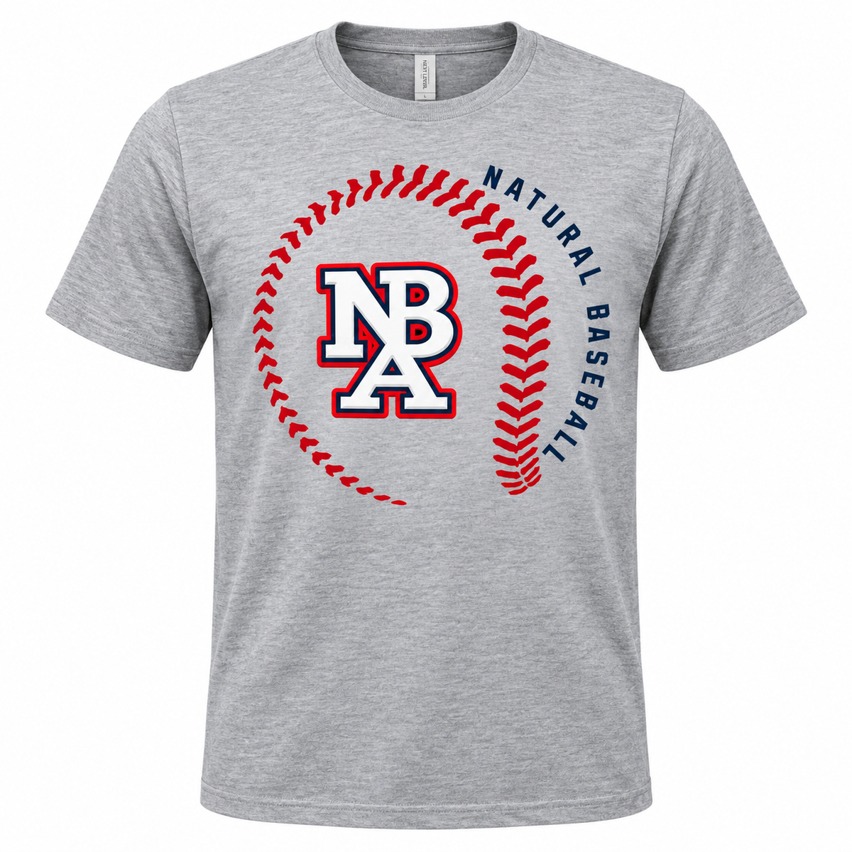 Natural Baseball Seams Men's Heavyweight Tee