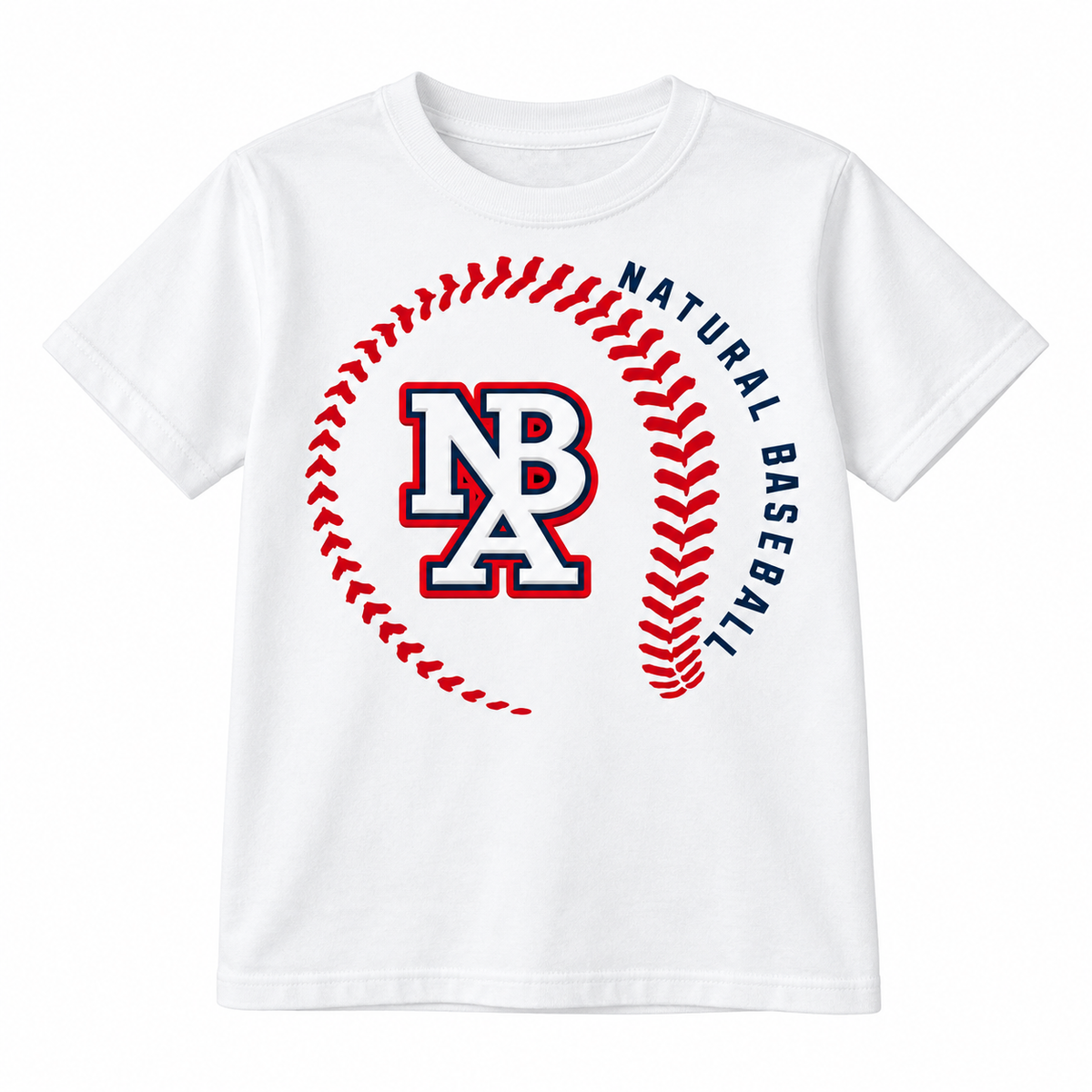 Natural Baseball Seams Youth Comfort Colors Tee