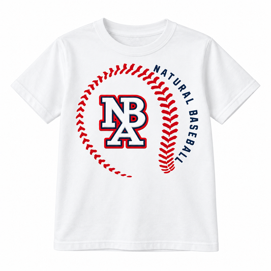 Natural Baseball Seams Youth Comfort Colors Tee
