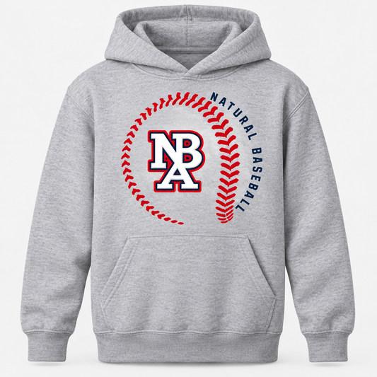 Natural Baseball Seams Youth Softstyle Hoodie