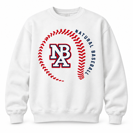 Natural Baseball Seams Men’s Vintage Crewneck