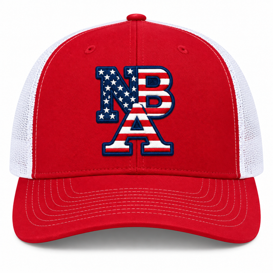 Natural Baseball NBA Trucker Hat