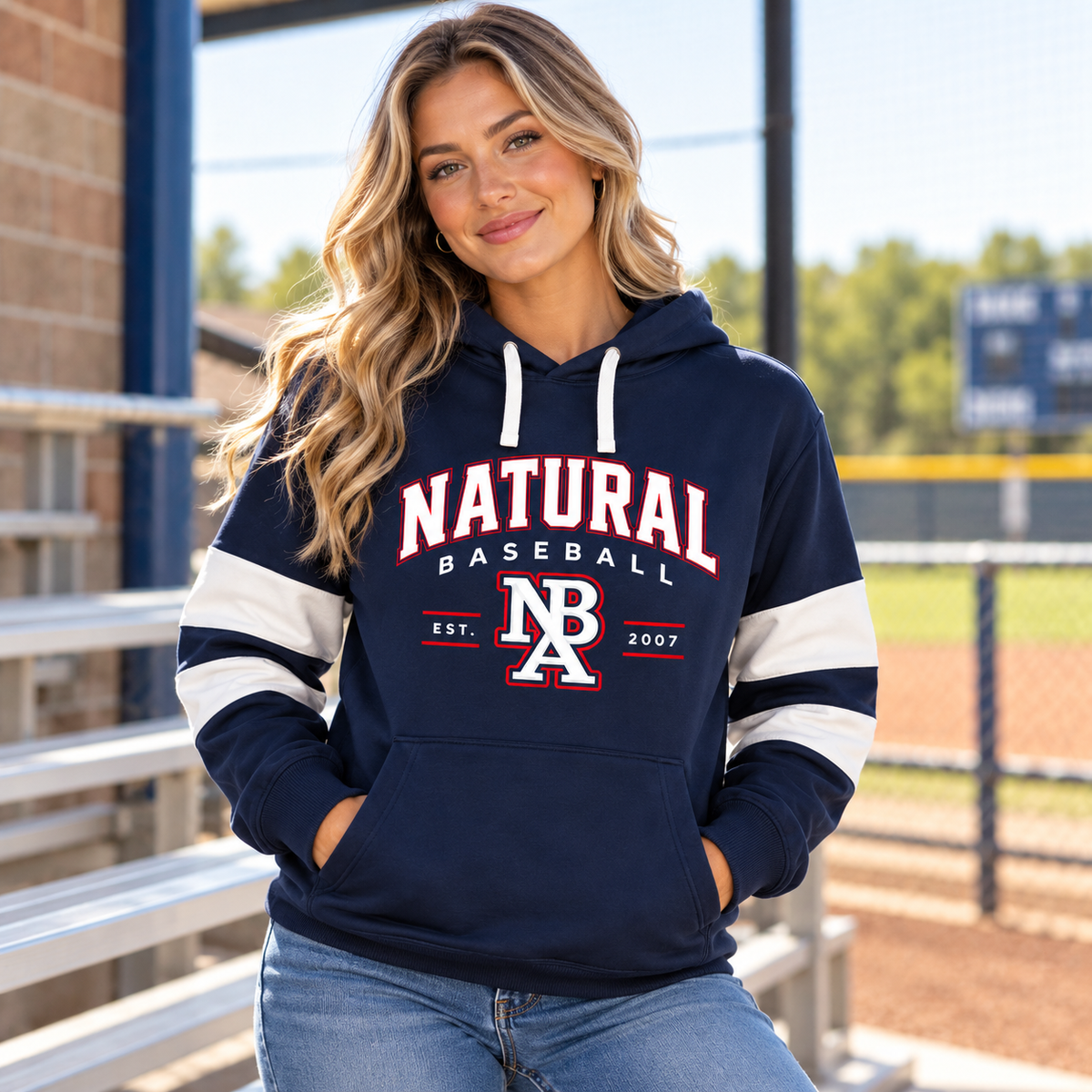 Natural Baseball Legacy Women's Hoodie